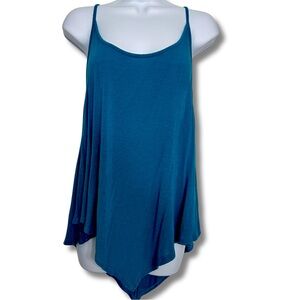 LOVE ON A HANGER Spaghetti Strap Tank Top Turquoise Blue Women’s Size XL